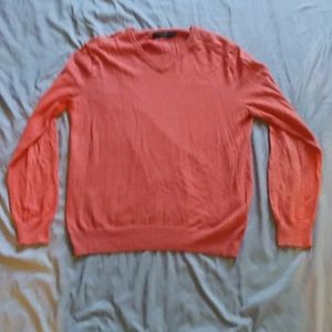 J. Crew sweater, medium, orange.